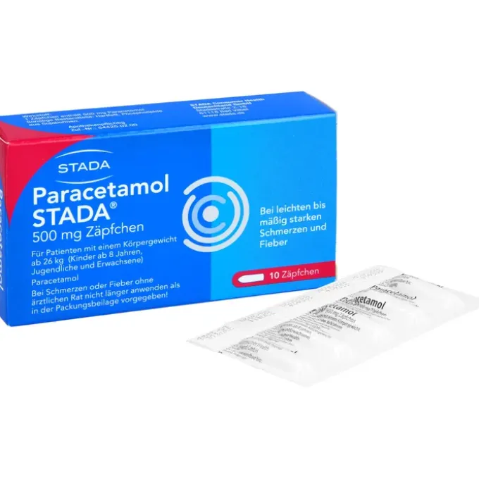 PARACETAMOL STADA 500 mg Zäpfchen 10 St