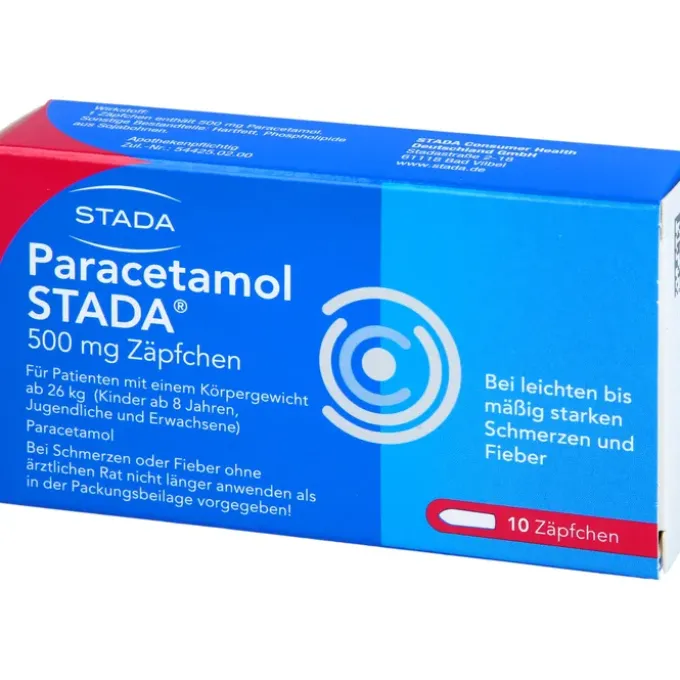 PARACETAMOL STADA 500 mg Zäpfchen 10 St
