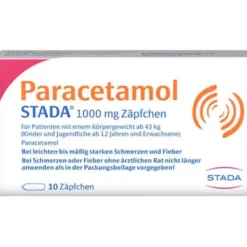 PARACETAMOL STADA 1000 mg Zäpfchen 10 St