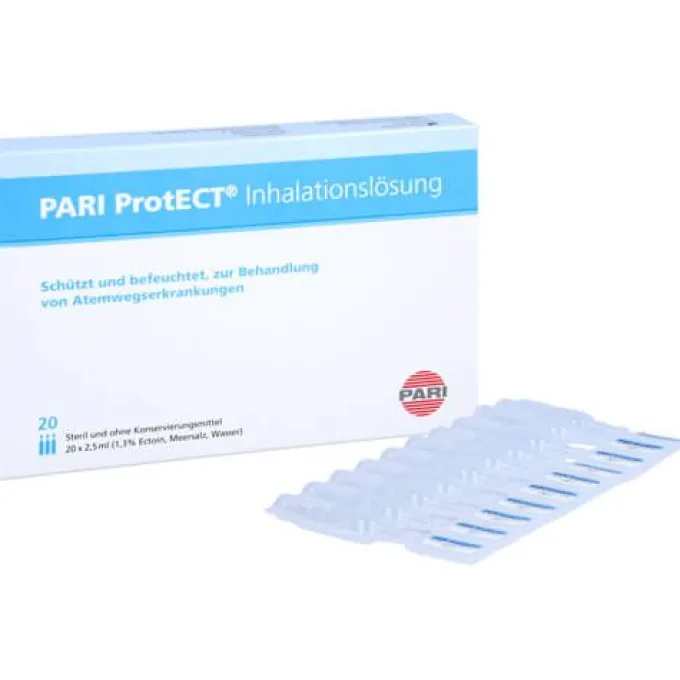 PARI ProtECT Inhalationslösung mit Ectoin Ampullen 20X2,5 ml