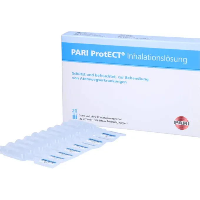 PARI ProtECT Inhalationslösung mit Ectoin Ampullen 20X2,5 ml