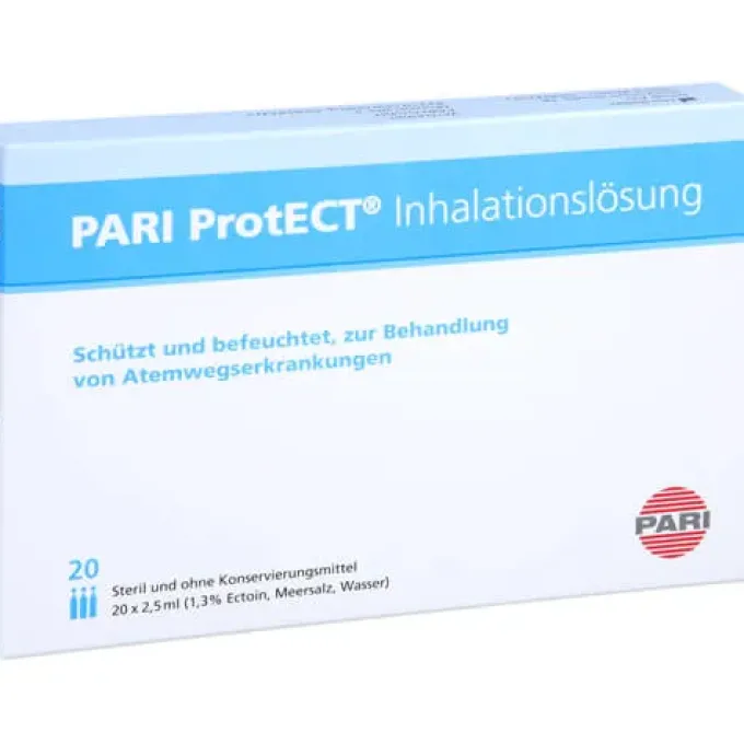PARI ProtECT Inhalationslösung mit Ectoin Ampullen 20X2,5 ml