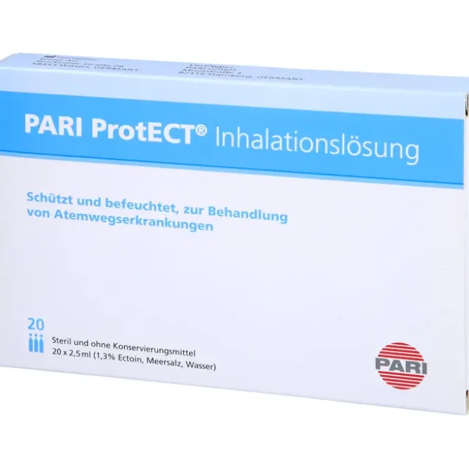 PARI ProtECT Inhalationslösung mit Ectoin Ampullen 20X2,5 ml