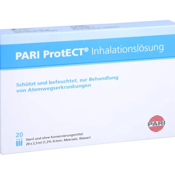 PARI ProtECT Inhalationslösung mit Ectoin Ampullen 20X2,5 ml