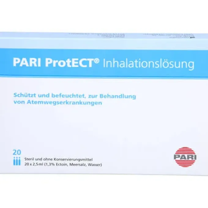 PARI ProtECT Inhalationslösung mit Ectoin Ampullen 20X2,5 ml