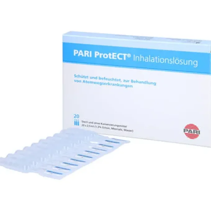 PARI ProtECT Inhalationslösung mit Ectoin Ampullen 20X2,5 ml