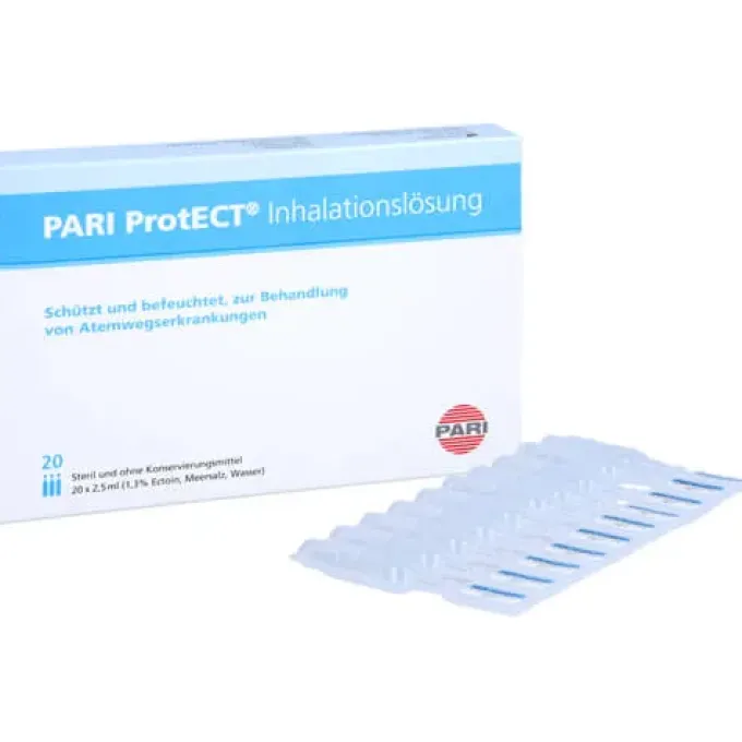 PARI ProtECT Inhalationslösung mit Ectoin Ampullen 20X2,5 ml