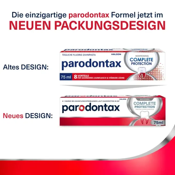PARODONTAX Complete Protection whitening Zahncreme 75 ml