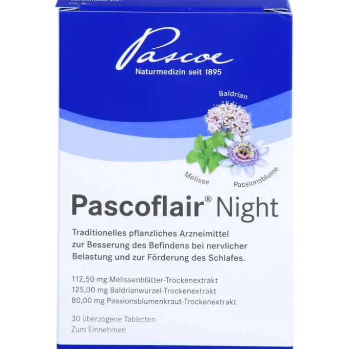 PASCOFLAIR Night überzogene Tabletten 30 St