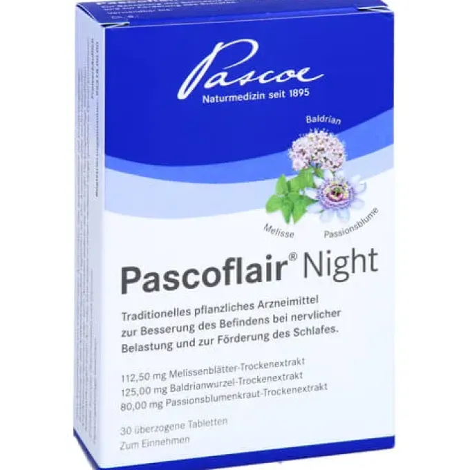 PASCOFLAIR Night überzogene Tabletten 30 St