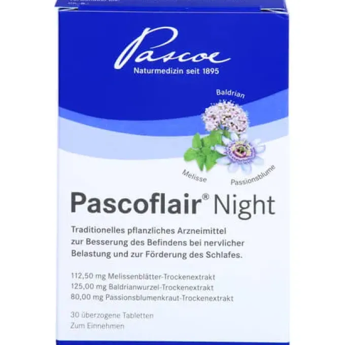 PASCOFLAIR Night überzogene Tabletten 30 St