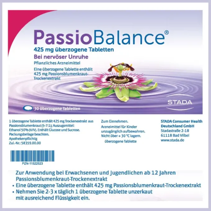 PASSIO Balance überzogene Tabletten 30 St