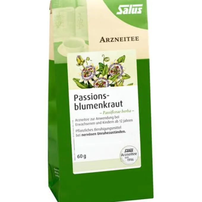 PASSIONSBLUMENKRAUT Arzneitee Passiflorae h.Salus 60 g
