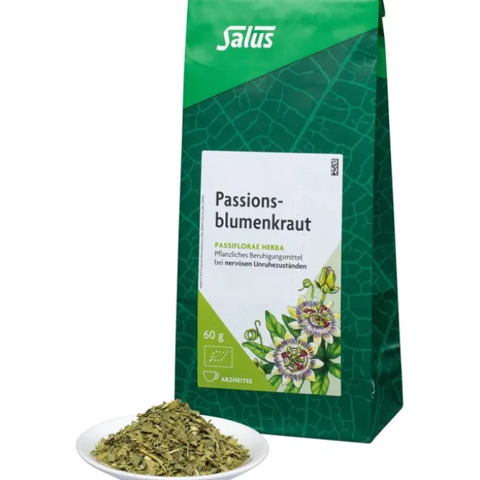 PASSIONSBLUMENKRAUT Arzneitee Passiflorae h.Salus 60 g