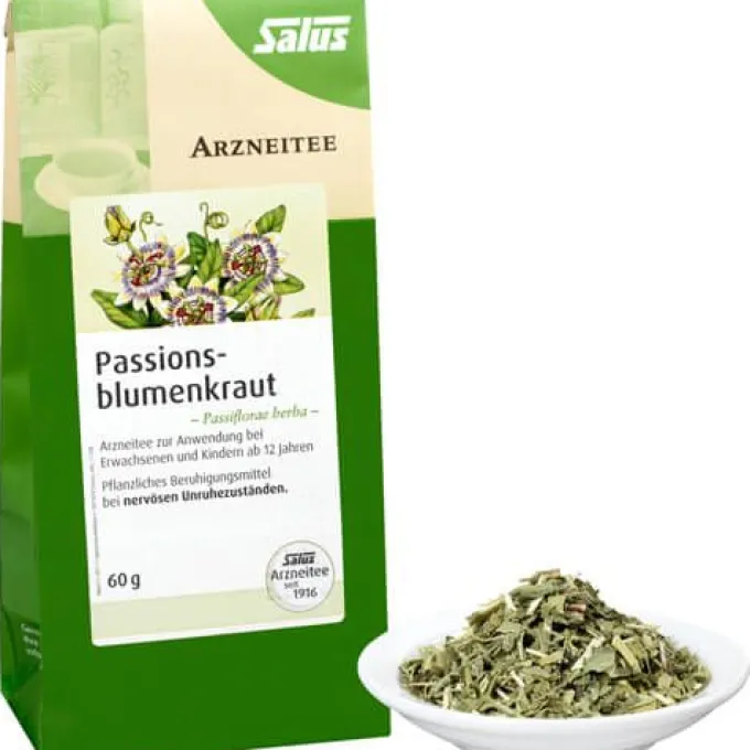 PASSIONSBLUMENKRAUT Arzneitee Passiflorae h.Salus 60 g