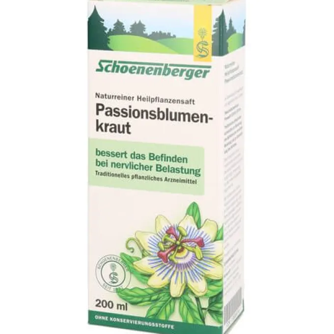 PASSIONSBLUMENKRAUT naturreiner Heilpflanzensaft 200 ml