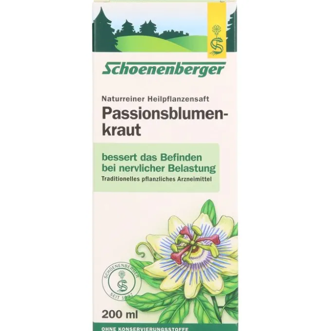 PASSIONSBLUMENKRAUT naturreiner Heilpflanzensaft 200 ml