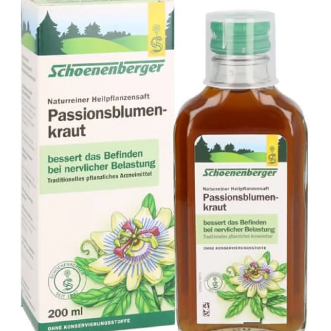 PASSIONSBLUMENKRAUT naturreiner Heilpflanzensaft 200 ml