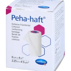 PEHA-HAFT Fixierbinde latexfrei 6 cmx4 m OTC 1 St