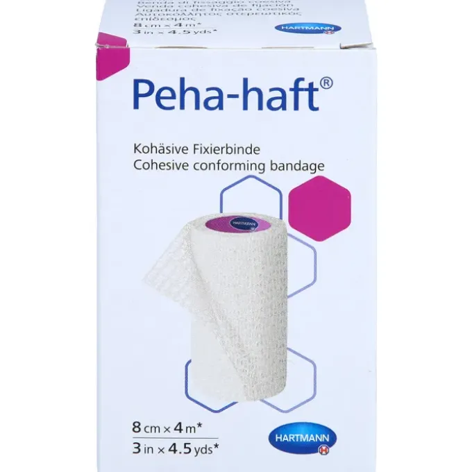 PEHA-HAFT Fixierbinde latexfrei 8 cmx4 m OTC 1 St
