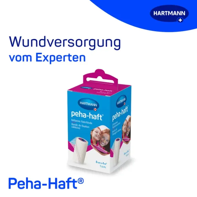 PEHA-HAFT Fixierbinde latexfrei 8 cmx4 m OTC 1 St