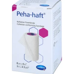 PEHA-HAFT Fixierbinde latexfrei 8 cmx4 m OTC 1 St
