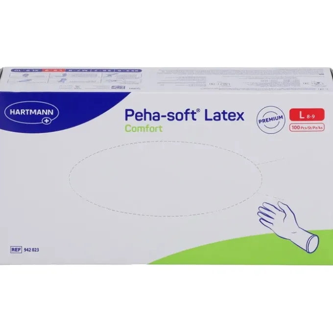 PEHA-SOFT Latex Comfort Unt.Hands.unsteril pf L 100 St