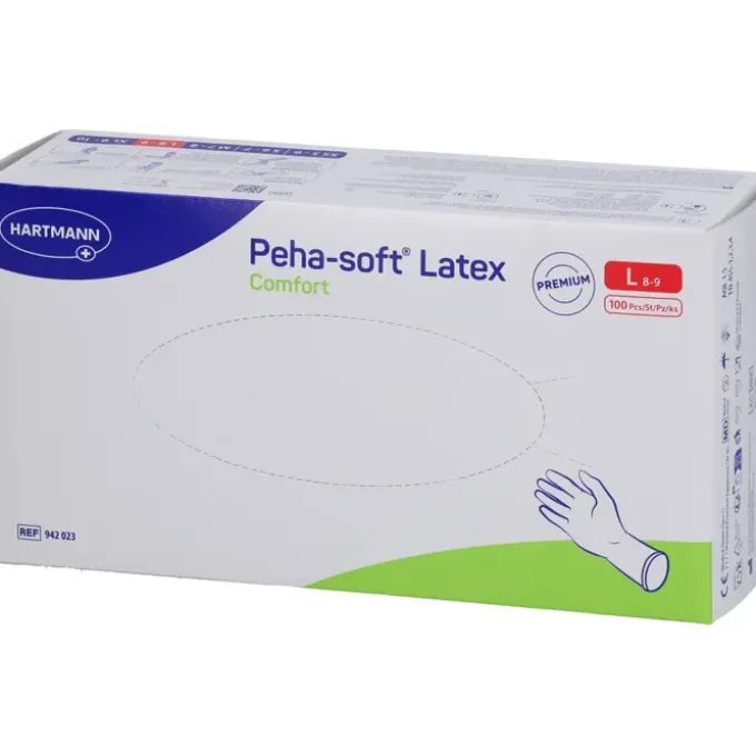 PEHA-SOFT Latex Comfort Unt.Hands.unsteril pf L 100 St