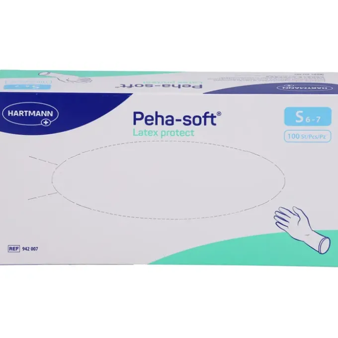 PEHA-SOFT Latex protect Unt.Hands.unsteril pf S 100 St