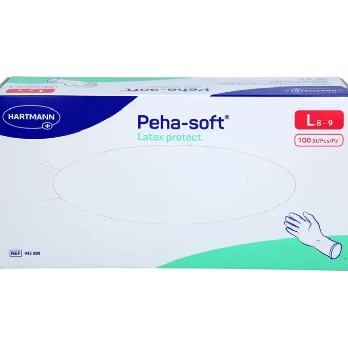 PEHA-SOFT Latex protect Unt.Hands.unsteril pf L 100 St