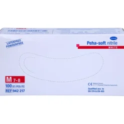 PEHA-SOFT nitrile white Unt.Hands.unsteril pf M 100 St