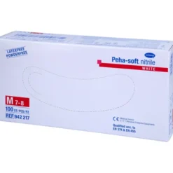 PEHA-SOFT nitrile white Unt.Hands.unsteril pf M 100 St