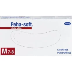PEHA-SOFT nitrile white Unt.Hands.unsteril pf M 100 St