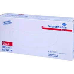 PEHA-SOFT nitrile white Unt.Hands.unsteril pf S 100 St