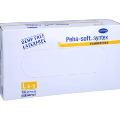 PEHA-SOFT Syntex Unters.Handsch.unste.pud.frei L 100 St