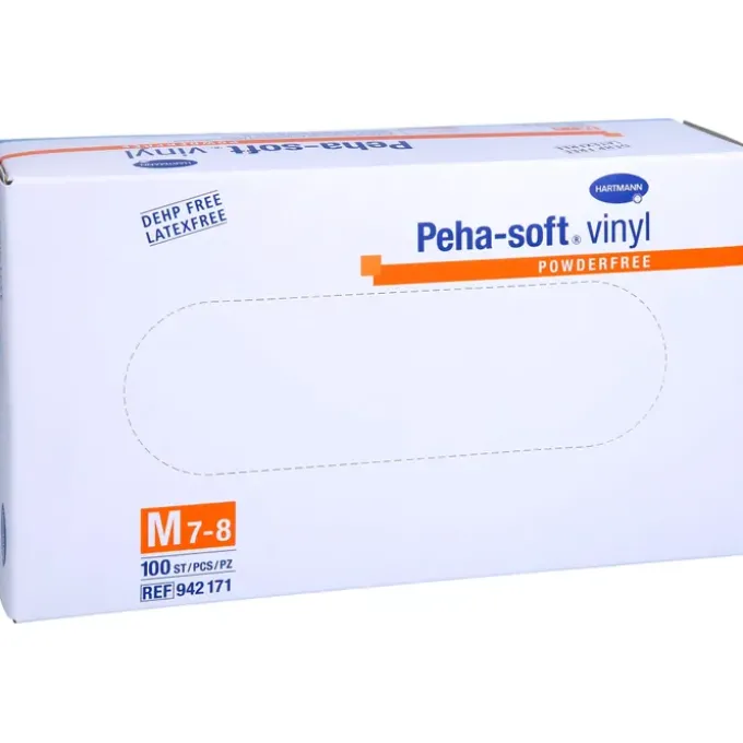 PEHA-SOFT Vinyl Unt.Handschuhe unste.puderfrei M 100 St