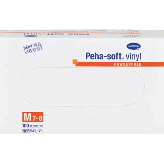 PEHA-SOFT Vinyl Unt.Handschuhe unste.puderfrei M 100 St