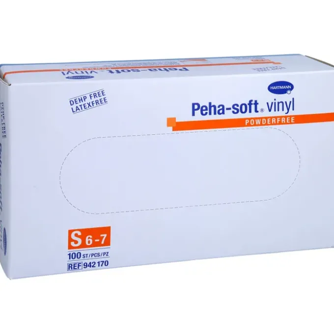 PEHA-SOFT Vinyl Unt.Handschuhe unste.puderfrei S 100 St