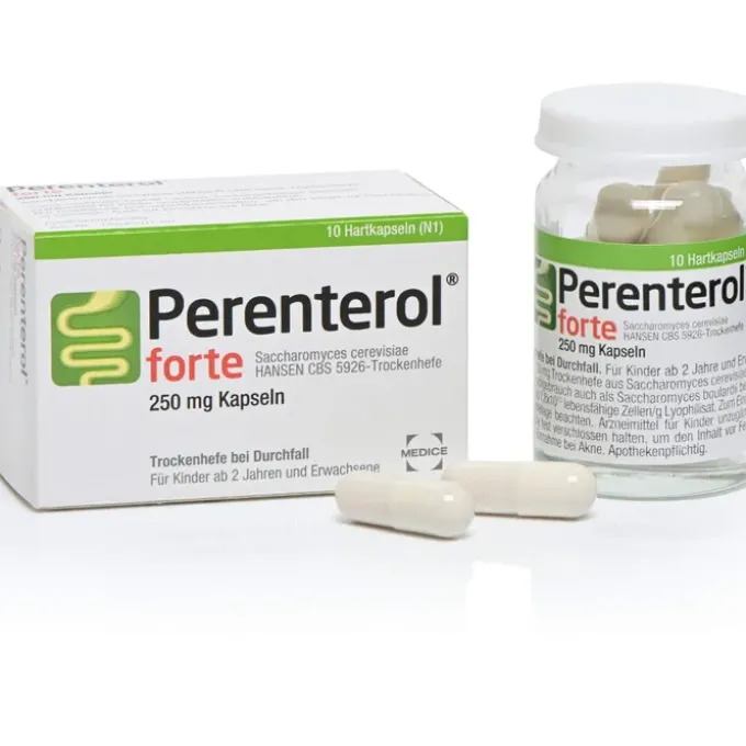 PERENTEROL forte 250 mg Kapseln 10 St