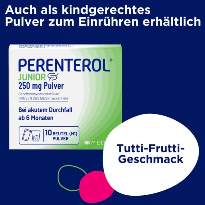 PERENTEROL forte 250 mg Kapseln 10 St
