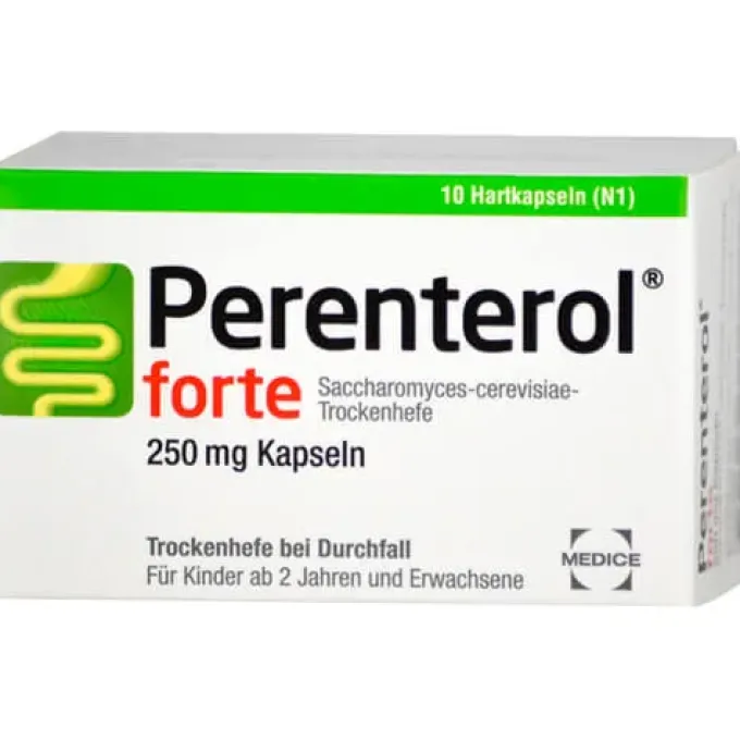 PERENTEROL forte 250 mg Kapseln 10 St