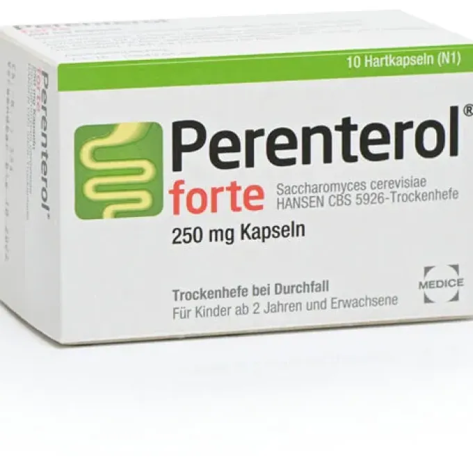 PERENTEROL forte 250 mg Kapseln 10 St