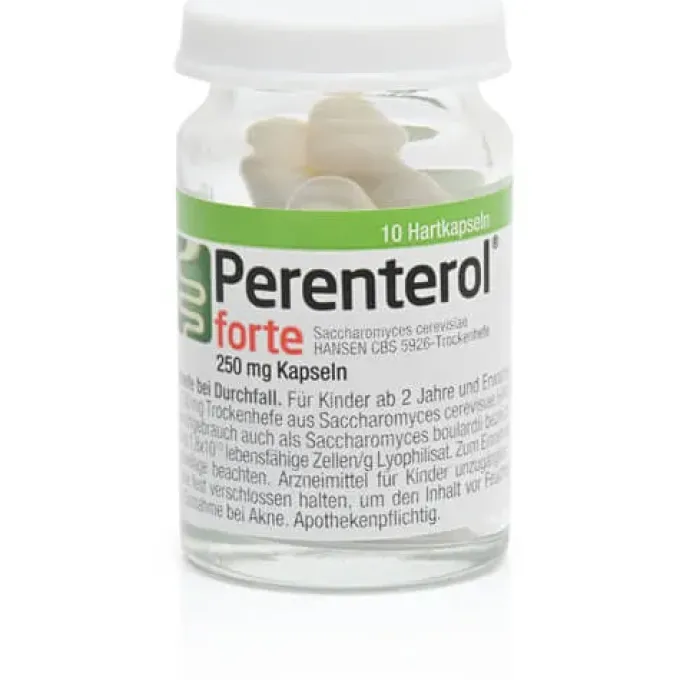 PERENTEROL forte 250 mg Kapseln 10 St