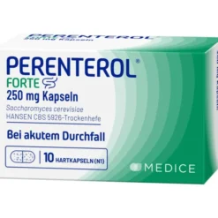 PERENTEROL forte 250 mg Kapseln 10 St