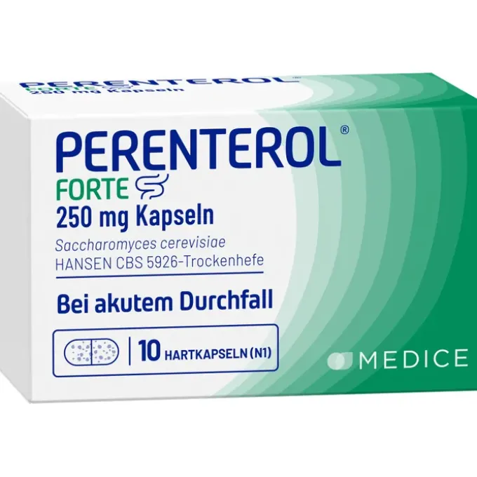 PERENTEROL forte 250 mg Kapseln 10 St