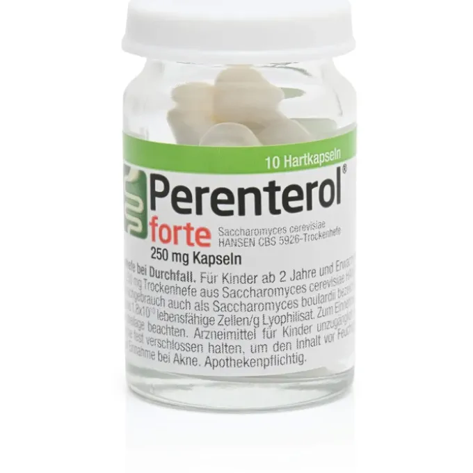 PERENTEROL forte 250 mg Kapseln 10 St
