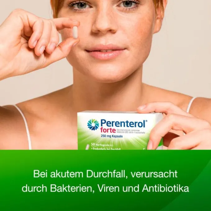 PERENTEROL forte 250 mg Kapseln 50 St