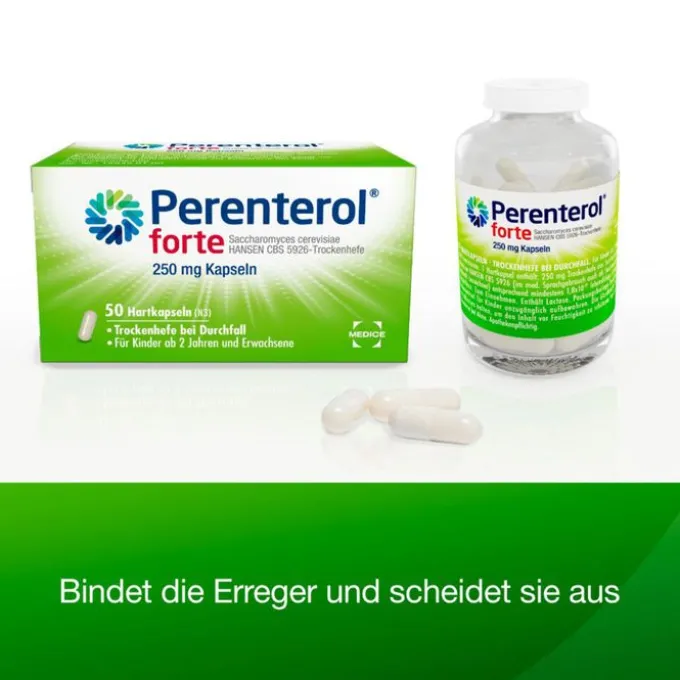 PERENTEROL forte 250 mg Kapseln 50 St