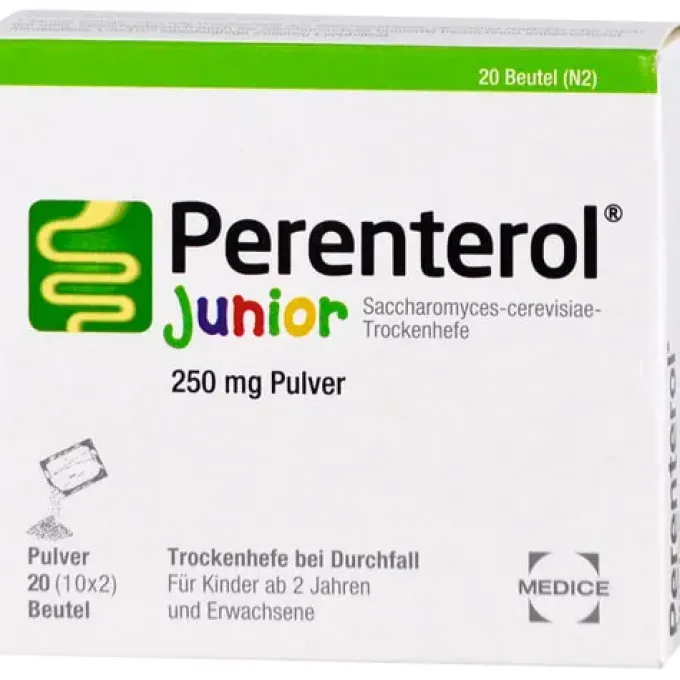 PERENTEROL Junior 250 mg Pulver Btl. 20 St