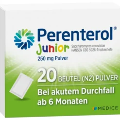 PERENTEROL Junior 250 mg Pulver Btl. 20 St